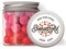 Everett Rd. by Cathe Holden Mini Red and Pink Pom Poms in a Jar